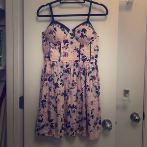 Retro Style Floral Summer Dress